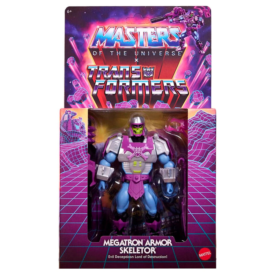 Figura Armor Skeletor Megatron Transformers Masters of the Universe 14cm - imagen 5