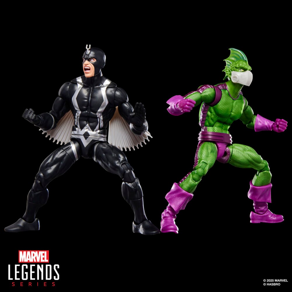 Blister 2 figuras Black Bolt & Triton Inhumanos Marvel Legends Series 15cm