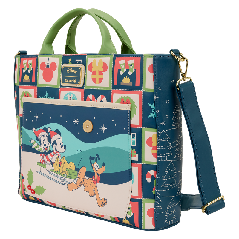 Bolso mochila Mickey & Minnie Holiday Disney Loungefly - imagen 2