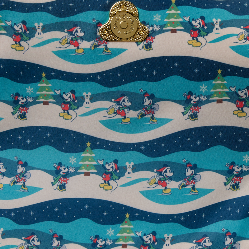 Bolso bandolera Mickey Holiday Disney Loungefly - imagen 4