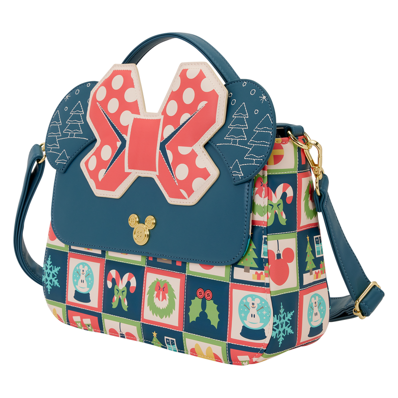 Bolso bandolera Mickey Holiday Disney Loungefly - imagen 2