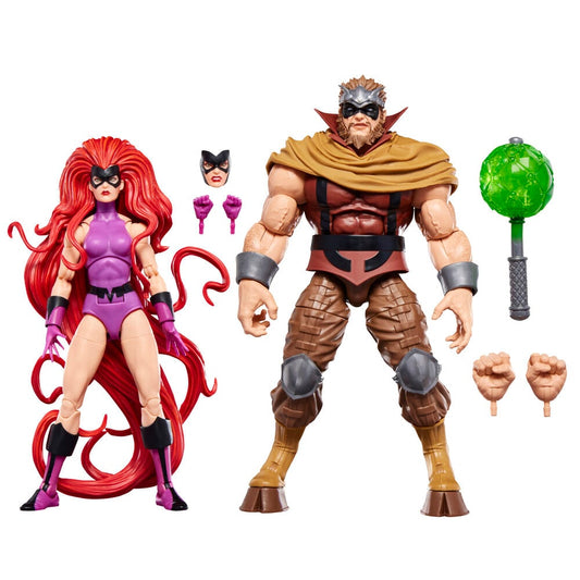 Blister 2 figuras Medusa & Gorgon Inhumanos Marvel Legends Series 15cm