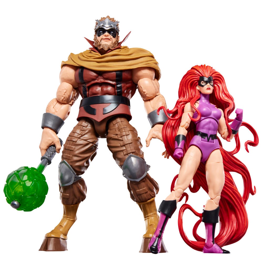 Blister 2 figuras Medusa & Gorgon Inhumanos Marvel Legends Series 15cm - imagen 3