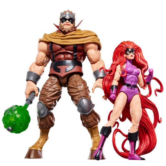Blister 2 figuras Medusa & Gorgon Inhumanos Marvel Legends Series 15cm - imagen 3