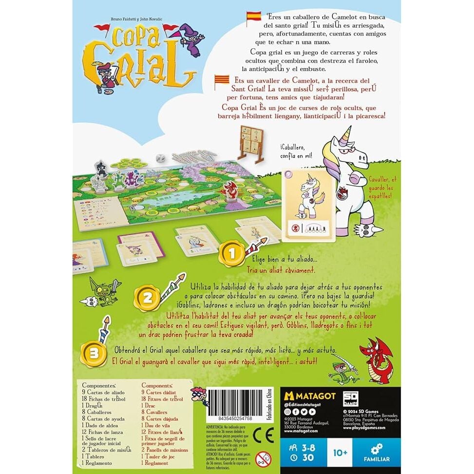 Juego mesa Copa Grial español - imagen 5