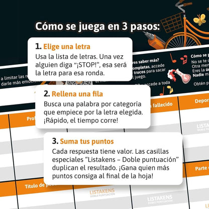 Juego mesa Listos Listas y Listakens español - imagen 2