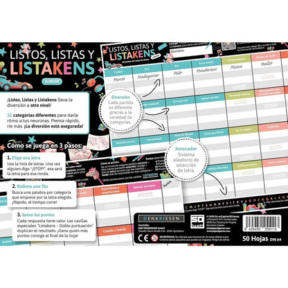 Juego mesa Listos Listas y Listakens Junior español - imagen 5