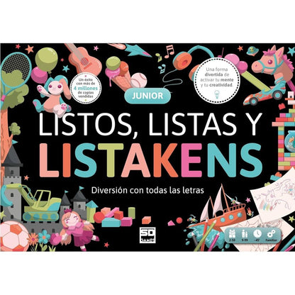 Juego mesa Listos Listas y Listakens Junior español - imagen 6