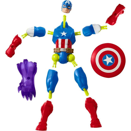 Figura Capitan America Mix Mashers Marvel 12cm - imagen 4