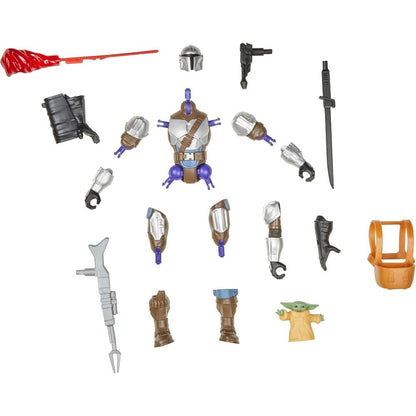 Figura The Mandalorian & Grogu Deluxe Mix Mashers Star Wars 12cm - imagen 3
