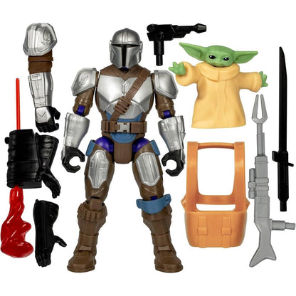 Figura The Mandalorian & Grogu Deluxe Mix Mashers Star Wars 12cm - imagen 2