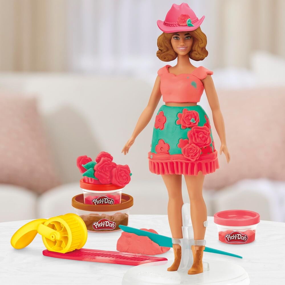 Rosas y Cerquillos Barbie Play-Doh