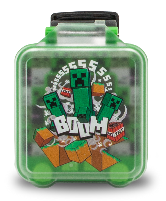 Reloj digital educativo con juegos Minecraft
