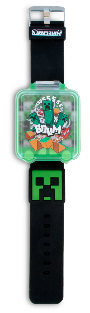 Reloj digital educativo con juegos Minecraft