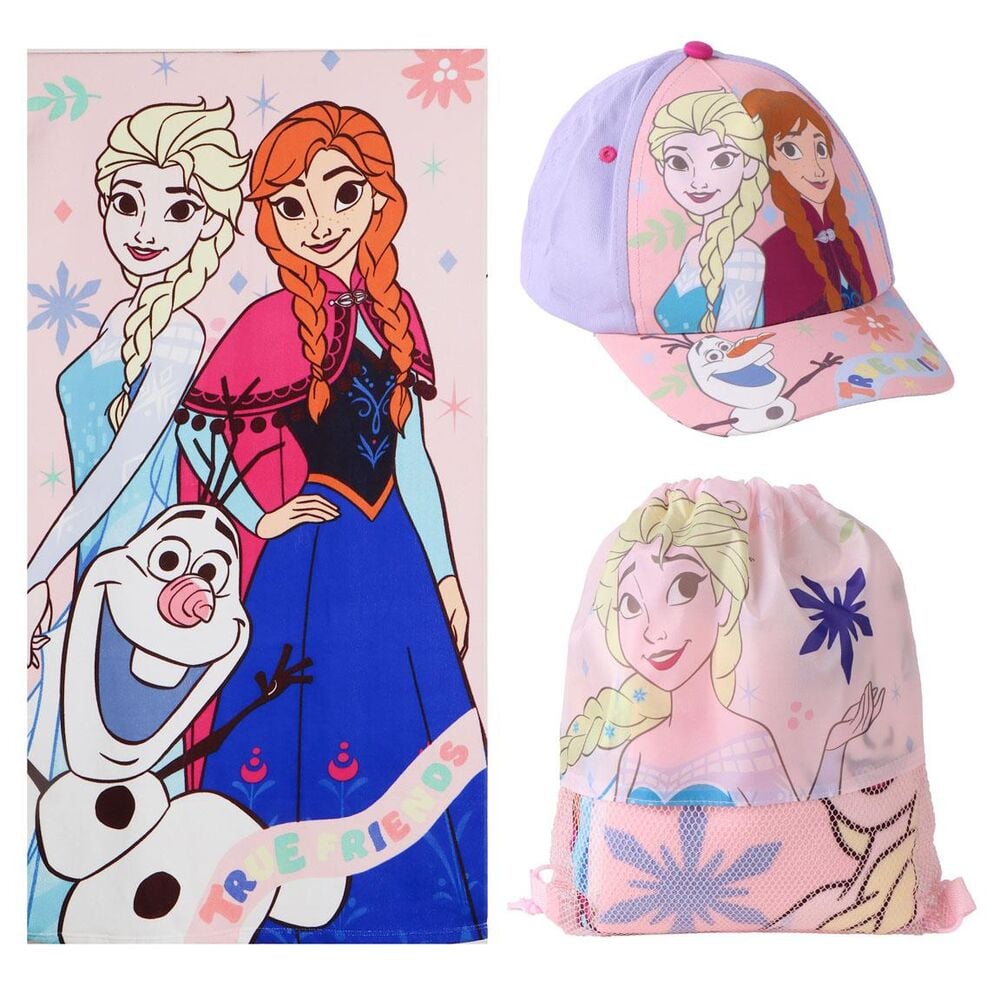 Set toalla + saco + gorra Frozen Disney - imagen 4