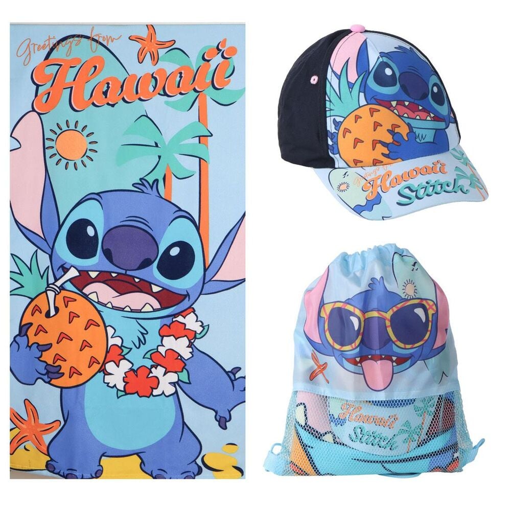 Set toalla + saco + gorra Stitch Disney - imagen 4