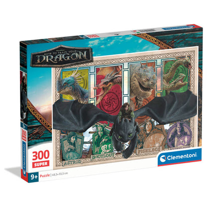 Puzzle Como Entrenar a tu Dragon 300pzs