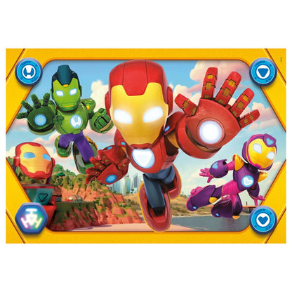 Puzzle Maxi Iron Man y Su Superequipo Marvel 104pzs - imagen 2