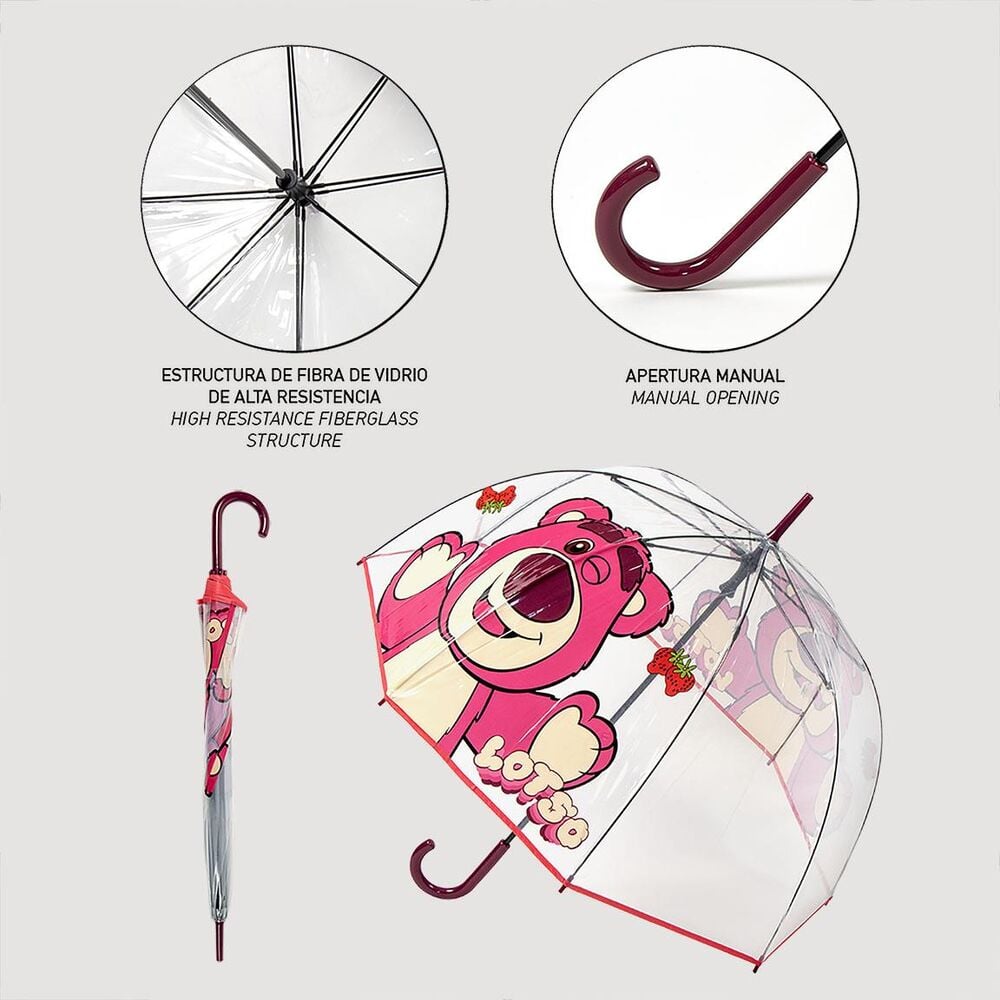 Paraguas manual Lotso Toy Story Disney 60cm