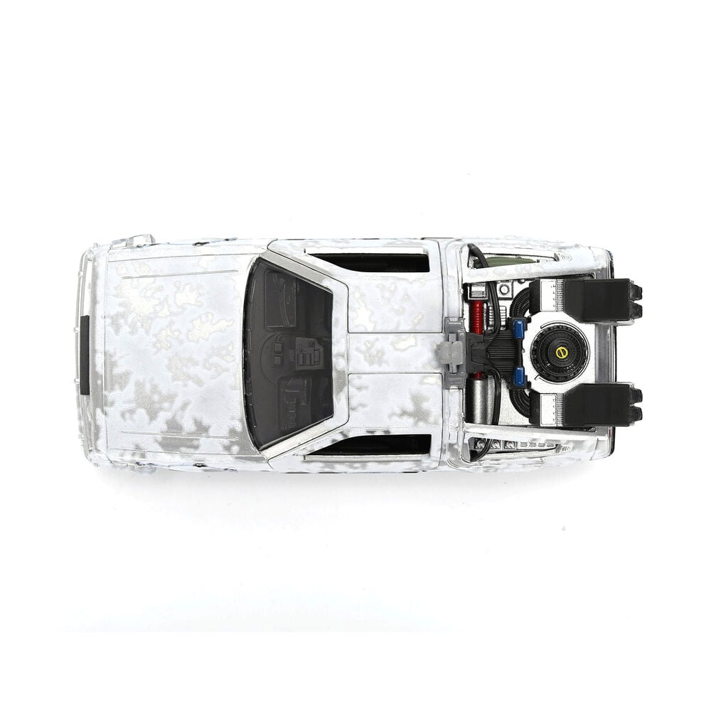 Replica Dlorean Efecto Hielo Time Machine 40th Anniversary Regreso al Futuro - imagen 5