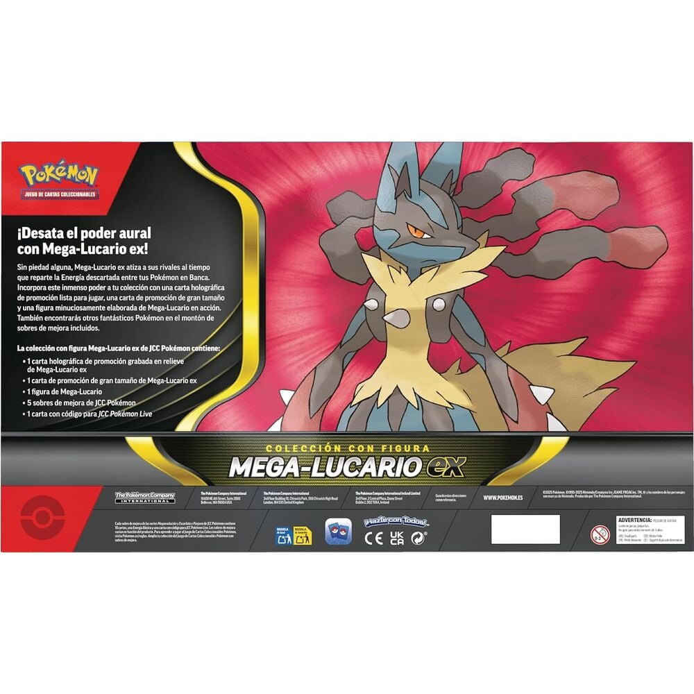 Blister cartas Mega Lucario Ex Pokemon español - imagen 5