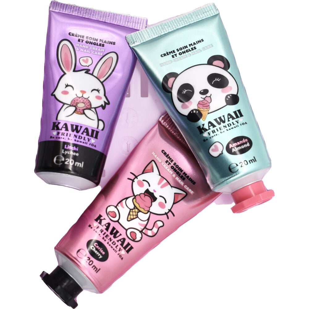 Set 3 Crema manos Kawaii 20ml - imagen 7