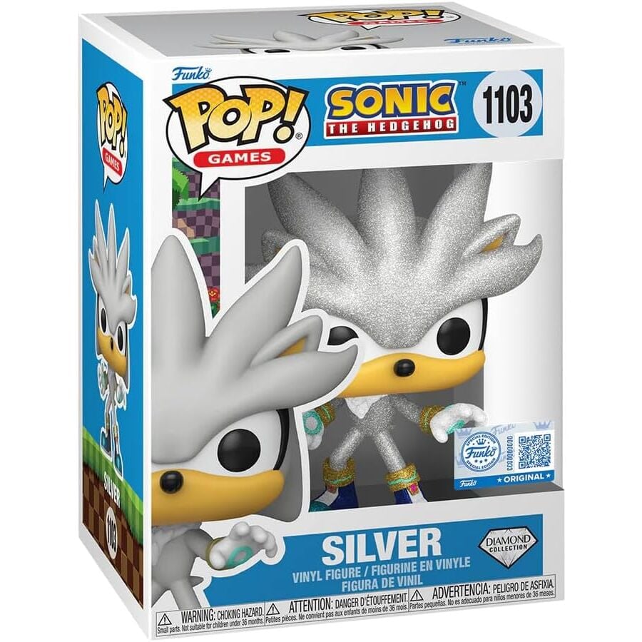 Figura POP Sonic The Hedgehog Silver Exclusive - imagen 2