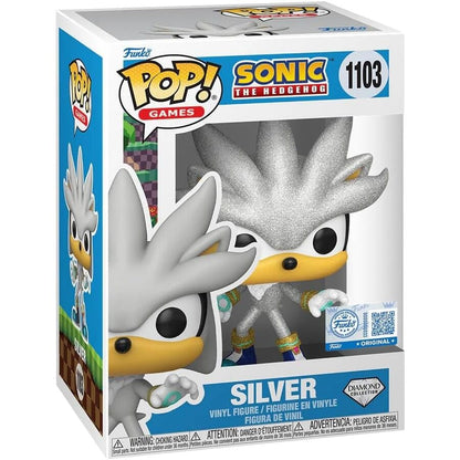 Figura POP Sonic The Hedgehog Silver Exclusive - imagen 2