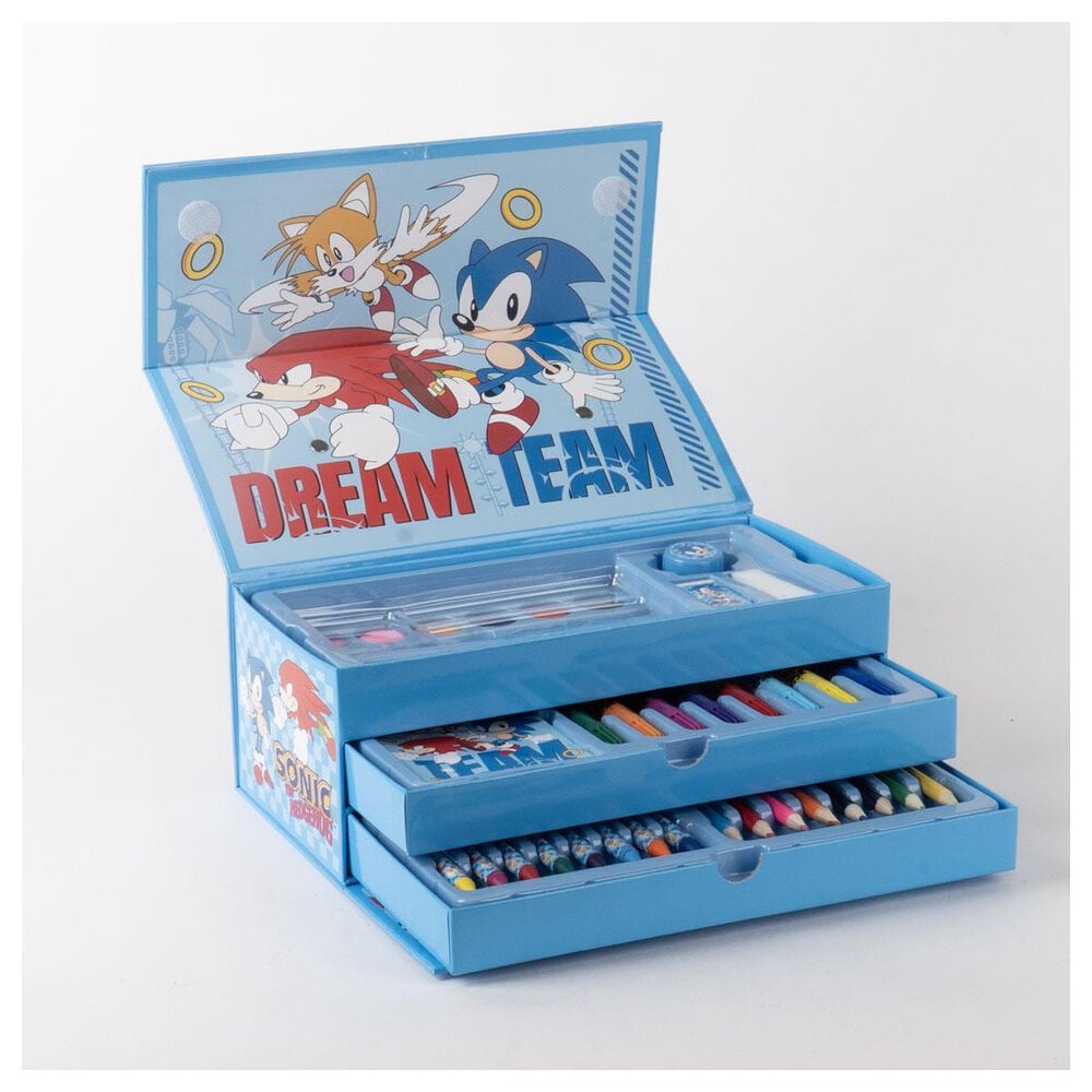 Maletin papeleria coloreable Sonic the Hedgehog - imagen 4