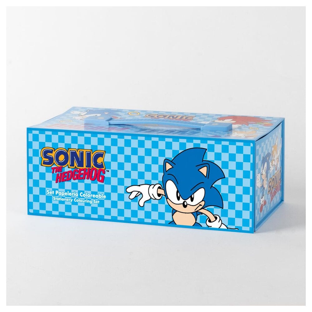 Maletin papeleria coloreable Sonic the Hedgehog - imagen 5