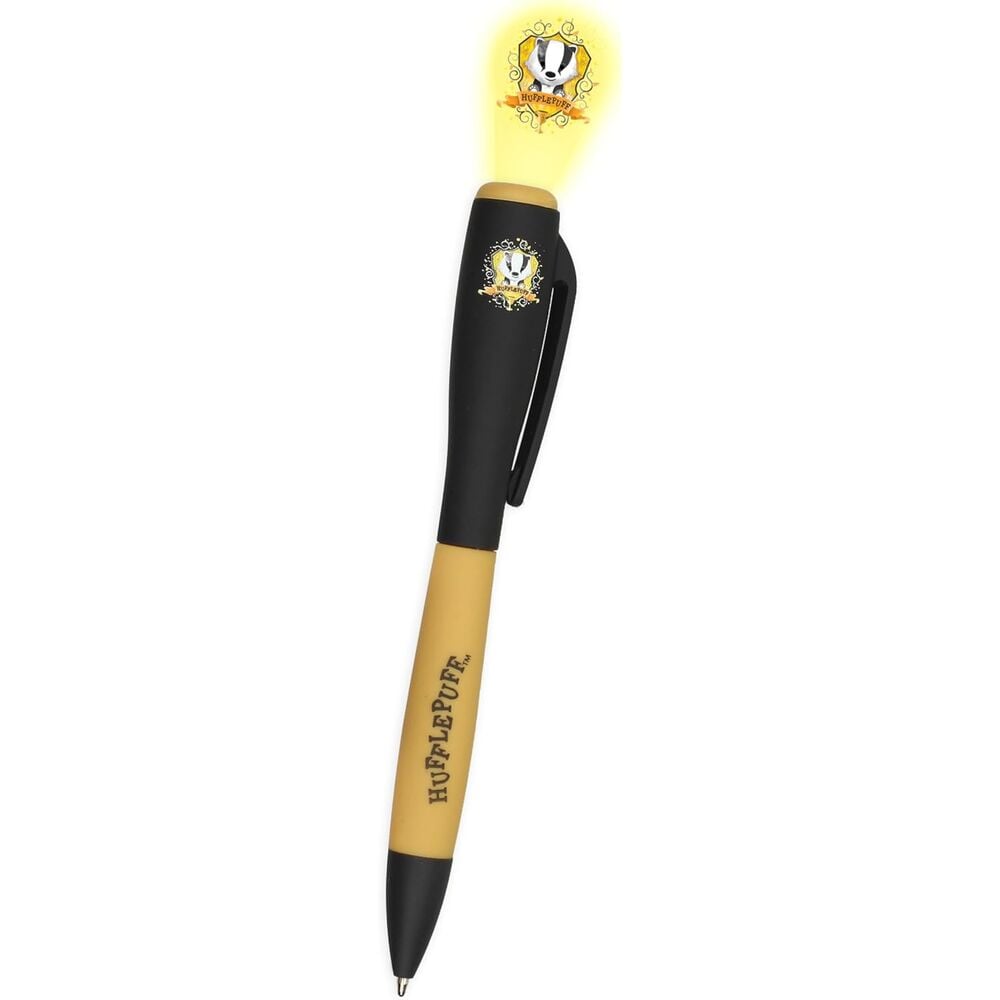Boligrafo proyector luz Hufflepuff Harry Potter