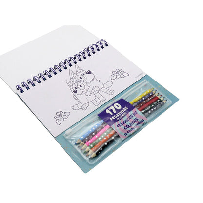 Set coloreable con pegatinas Bluey - imagen 2