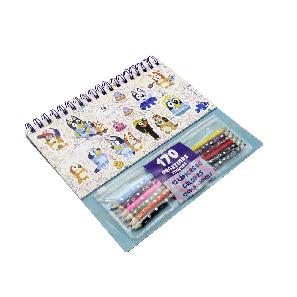 Set coloreable con pegatinas Bluey - imagen 4