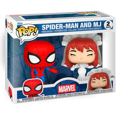 Blister 2 figuras POP Marvel Spider-Man and MJ - imagen 2
