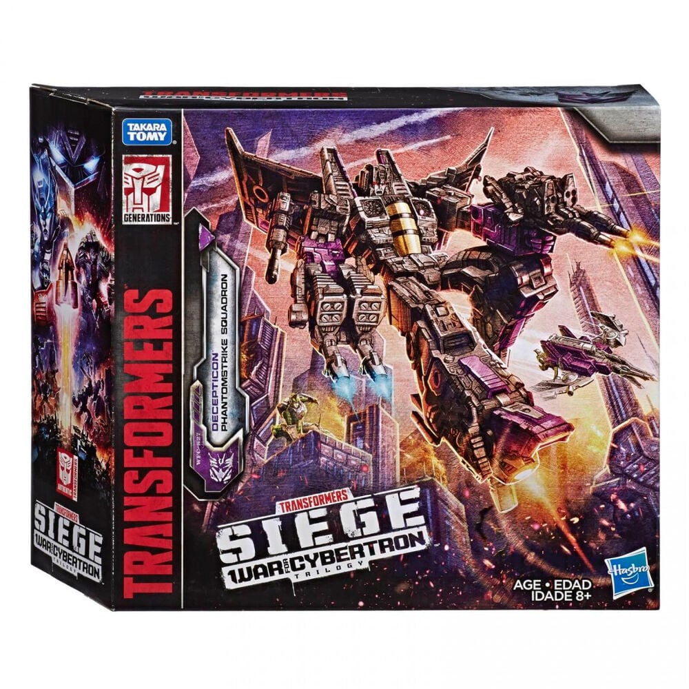 Figura Decepticon Phantomstrike Squadron War For Cybertron Transformers 20cm - imagen 2