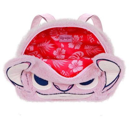 Bolso mochila peluche Corazon Angel Stitch Disney - imagen 4