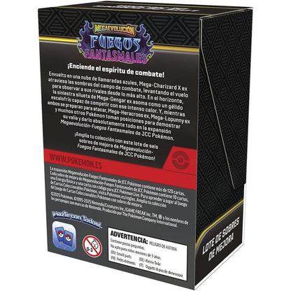 Latino Booster Bundle Fuegos Fantasmales Cartas Pokemon - imagen 2