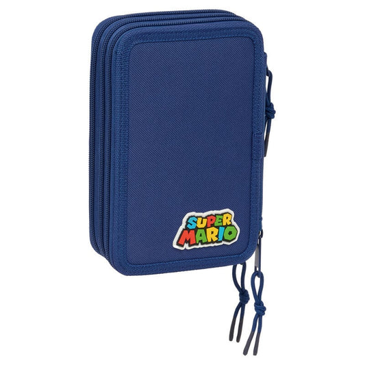 Plumier Mamma Mia Super Mario Bros triple 37pzs - imagen 2