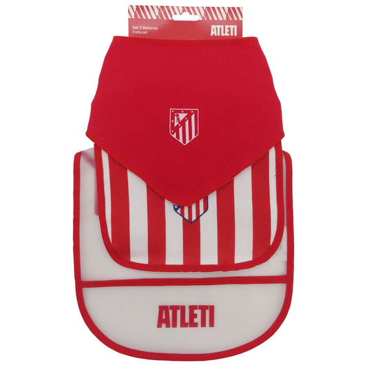 Set 3 Baberos Atletico de Madrid