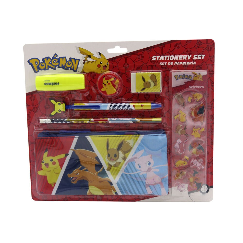 Blister papeleria Pokemon - FRIKIRAMA