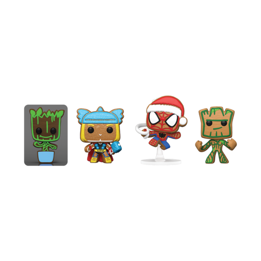 Arbol Navidad con 4 figuras Pocket POP Marvel Tree Holiday Exclusive - imagen 2