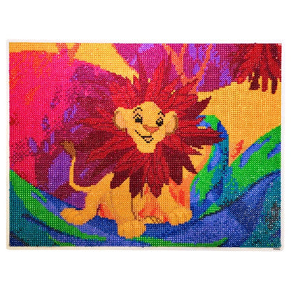 Pinta con diamantes El Rey Leon Disney - imagen 2