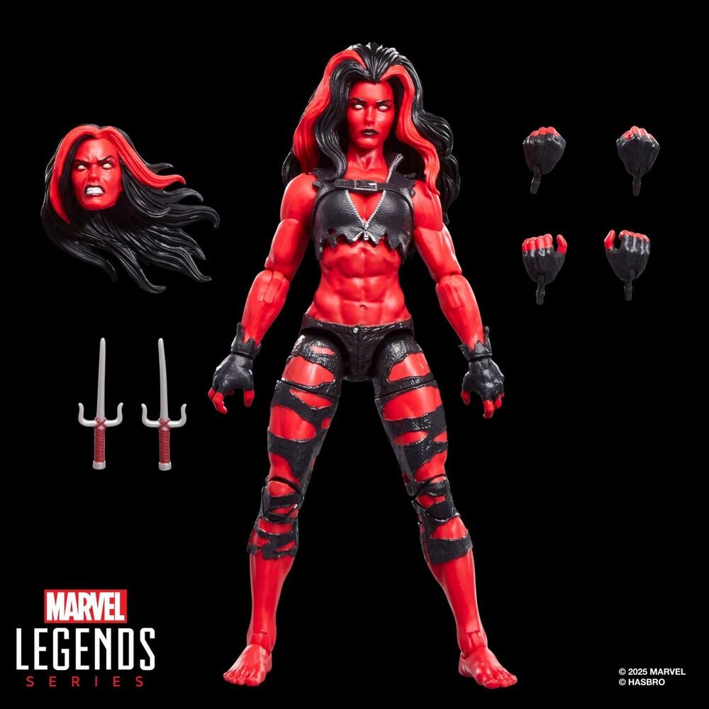 Figura Hulka Roja She-Hulk Marvel Legends 15cm - imagen 9