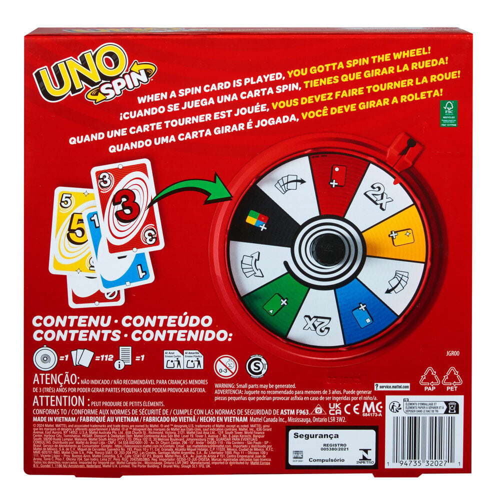 Juego cartas UNO Spin - imagen 2
