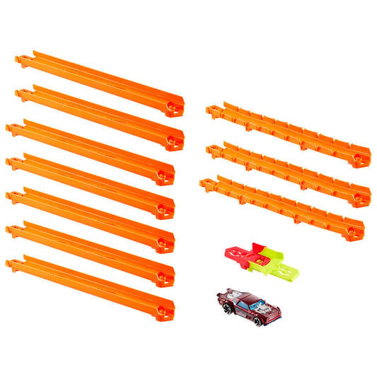 Set Basico Track Builder + Coche Hot Wheels - imagen 2