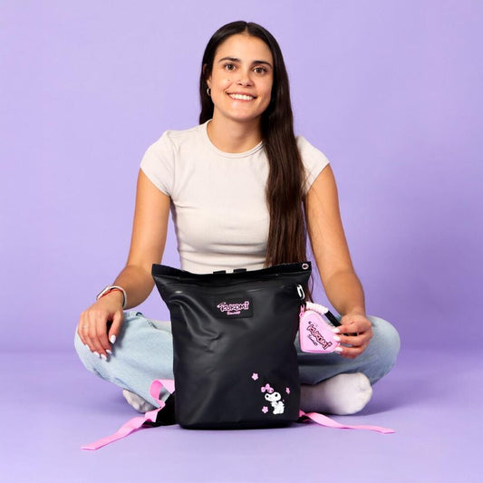 Mochila casual Kuromi Hello Kitty 33cm - imagen 2