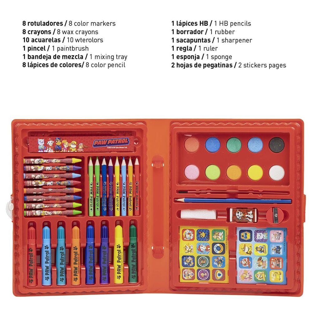 Set papeleria coloreable Patrulla Canina Paw Patrol - imagen 4