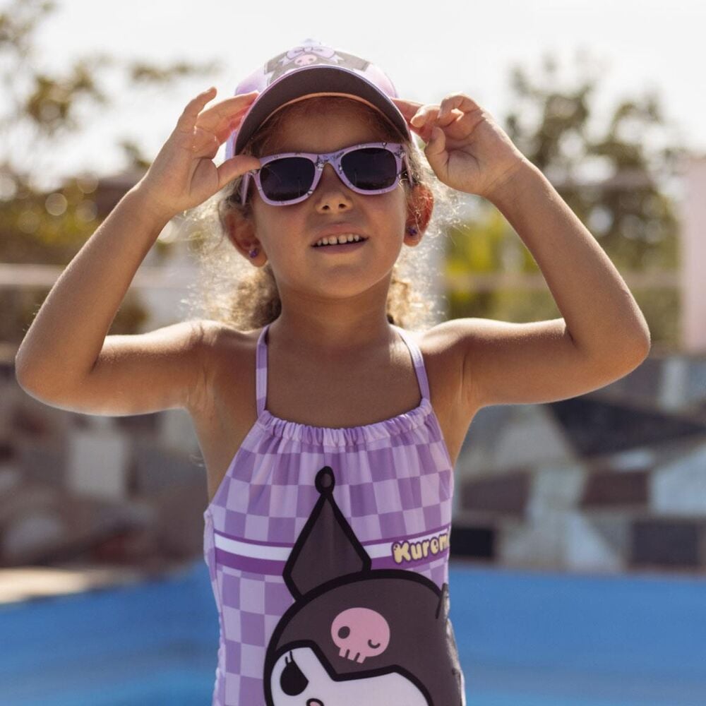 Set gorra + gafas sol Kuromi Hello Kitty