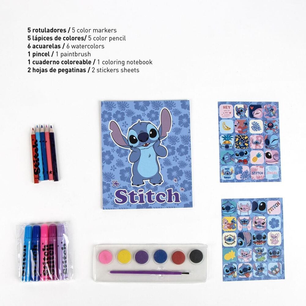 Set papeleria mochila Stitch Disney - imagen 3
