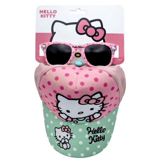 Set gorra + gafas sol Hello Kitty